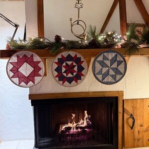 Festive Quilted Handmade Wall Decor Set